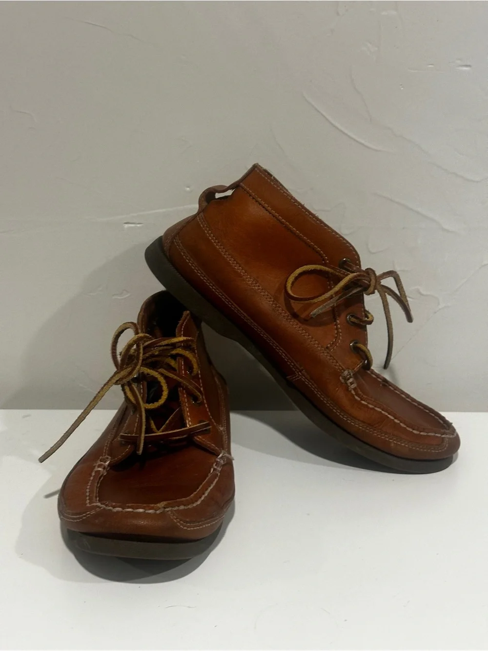 Sperry Top-Sider Leather Chukka Boat Shoes Men’s 8.5 Made In USA Heritage